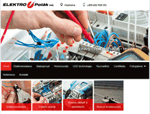 Tablet Screenshot of elektro-polak.cz